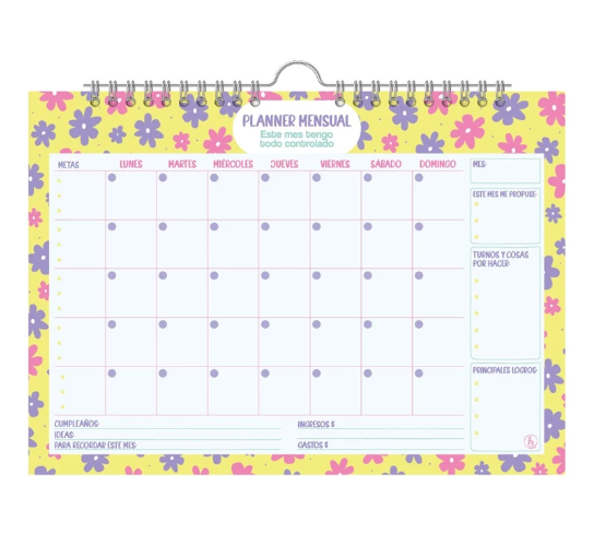 PLANNER MENSUAL REYSA PERCHITA MIX (L17149)