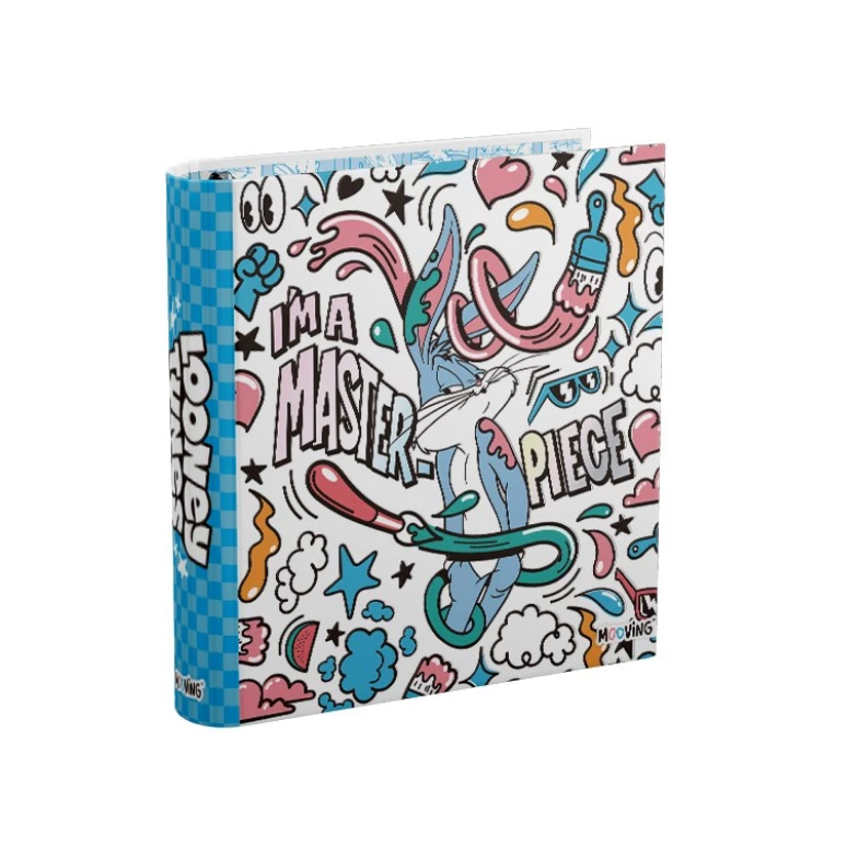 CARPETA 3A 40mm. MOOVING CARTONE LOONEY TOONS (L231104)