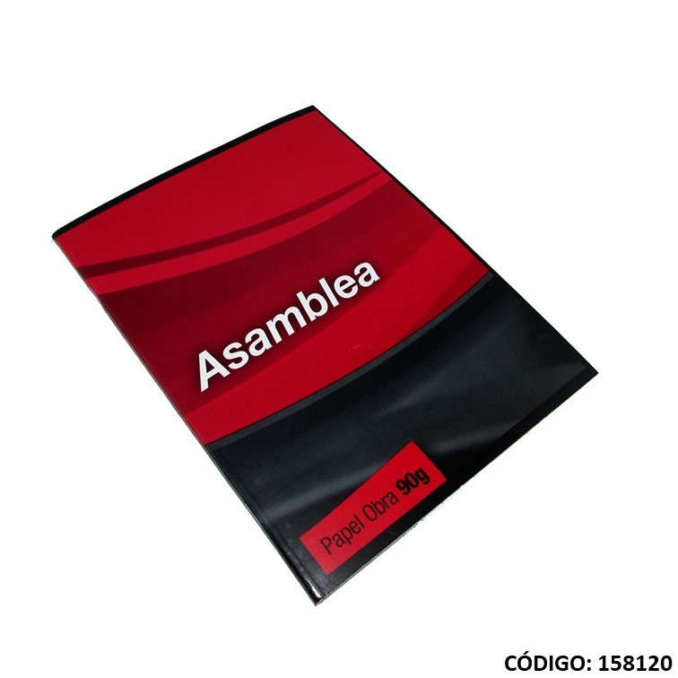 CUADERNO TAPA BLANDA ASAMBLEA RAYADO  X24hjs. (L158120)