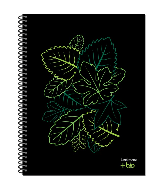 CUADERNO ESPIRAL PP 16X21+BIO RAYADO x120hj. (L4073)