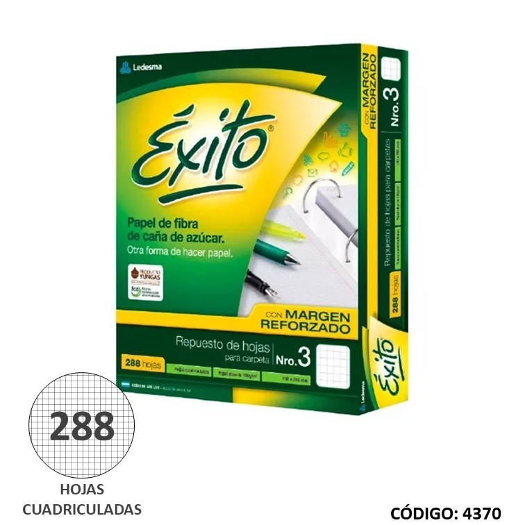 REP N3 EXITO REFORZADO CUADRICULADO x288h (L4370)