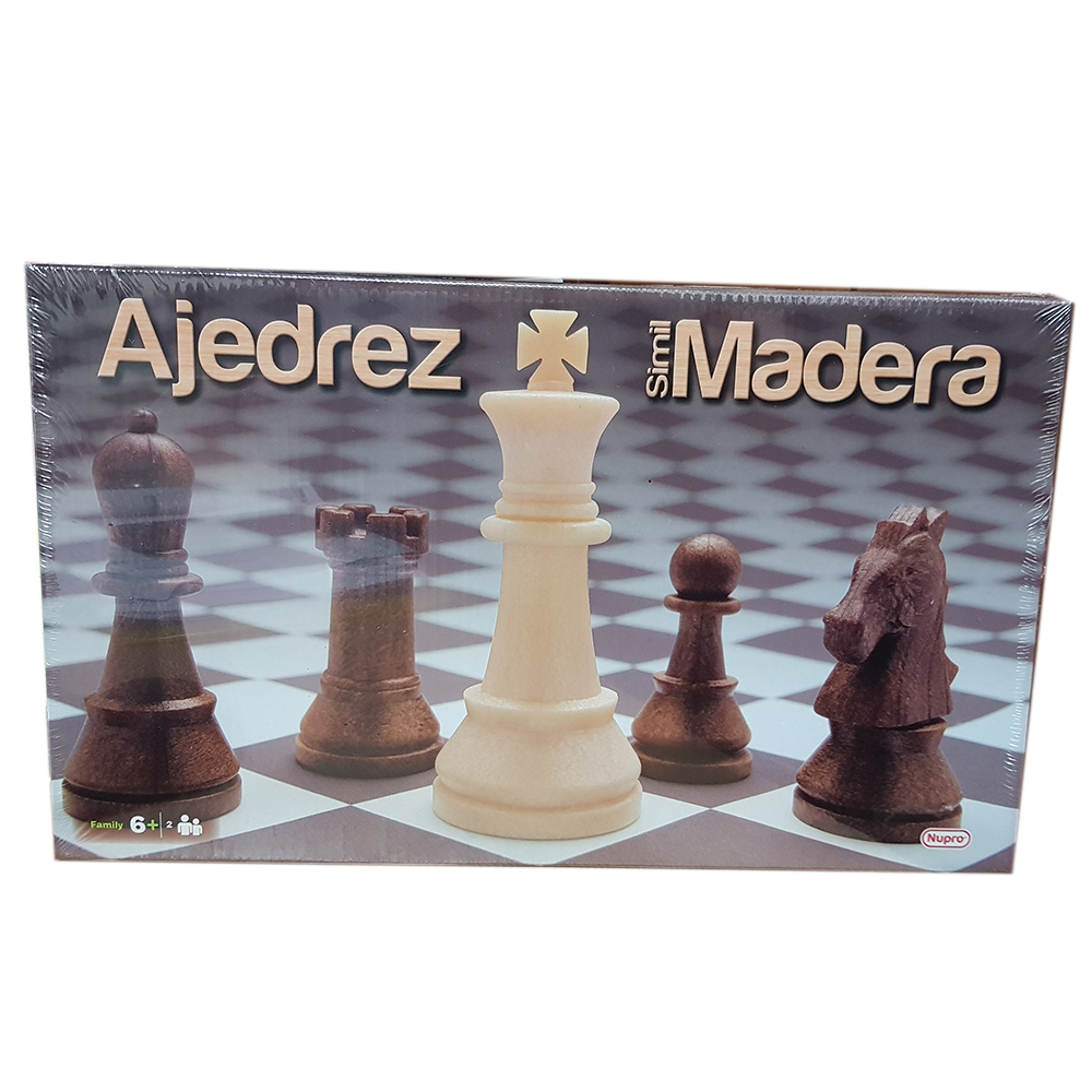 AJEDREZ MADERA NUPRO (G1033)