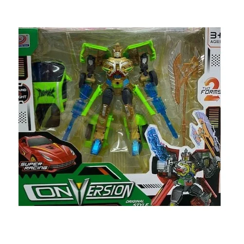 CONVERSION AUTO TRANSFORMABLE GRANDE CON LUZ Y SONIDO (G51441)