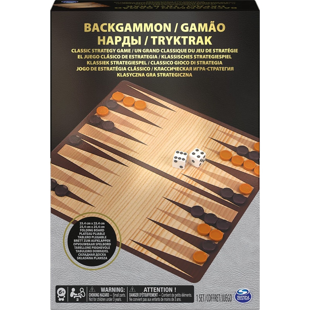 BACKGAMMON CON TABLERO (J223106)