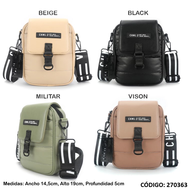 BOLSO BANDOLERA CHIMOLA SIMPLE NOW (R270363)