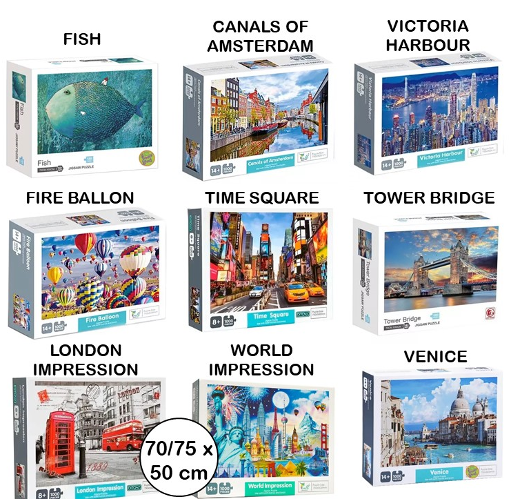 PUZZLE 1000 PIEZAS CRESKO MODELOS VARIOS (J305927)