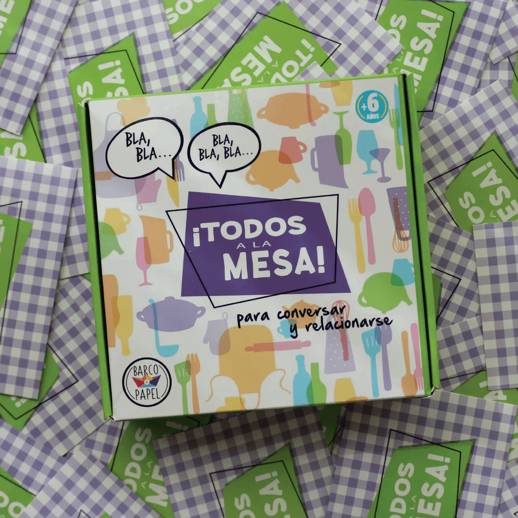 JUEGO DE MESA BARCO DE PAPEL &quot;TODOS A LA MESA&quot; AUTOEXPRESIVO (J225051)