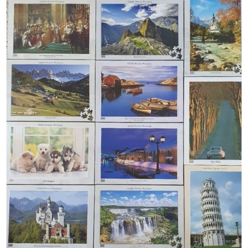 PUZZLE X1000 PIEZAS MODELOS VARIOS (J100850)