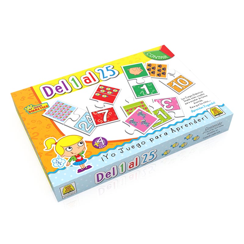 JUEGO &quot;DEL 1 AL 25&quot; IMPLAS (G41801)