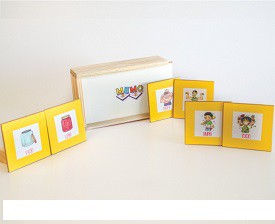 TOTEM JUEGO DE MEMORIA CON CAJA DE MADERA (J25014)