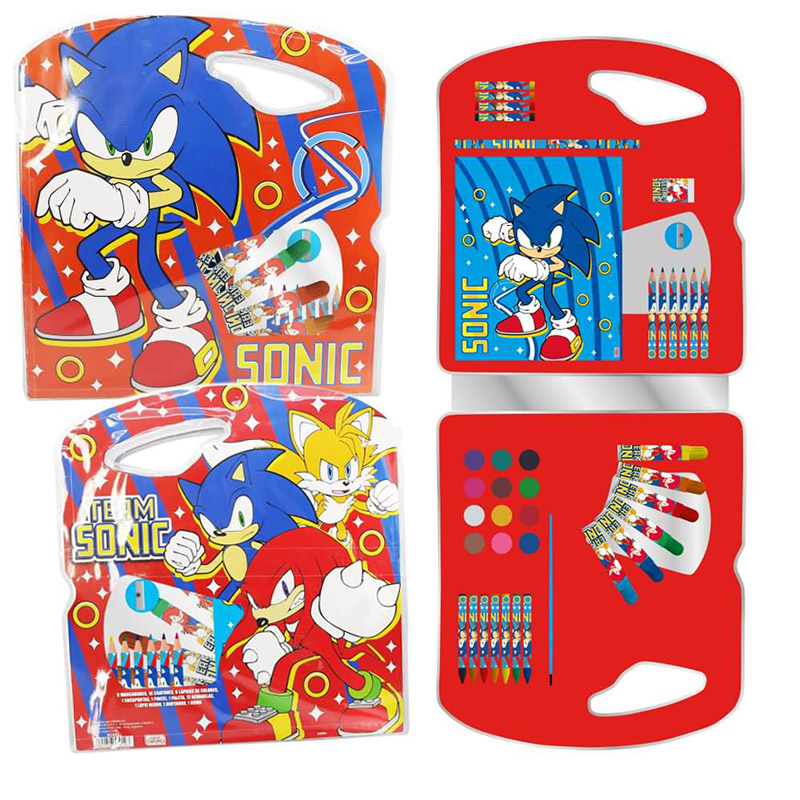 SET DE ARTE SONIC 40 PIEZAS (G405)
