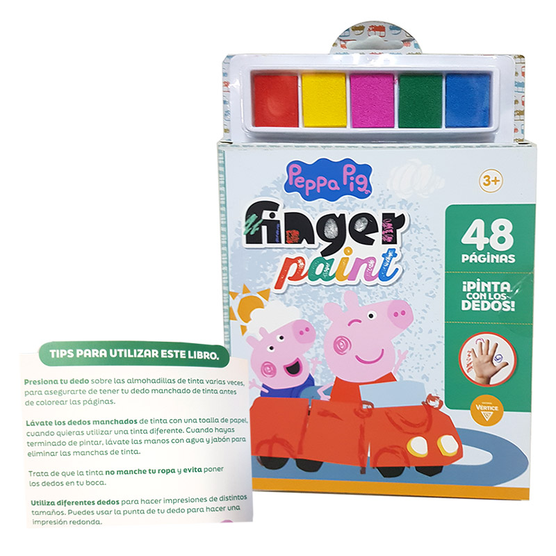 BLISTER PINTA CON LOS DEDOS PEPPA PIG (G59810)