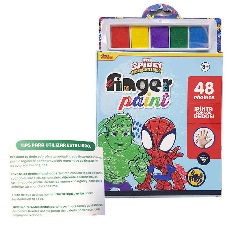 BLISTER PINTA CON LOS DEDOS SPIDER (G5984)