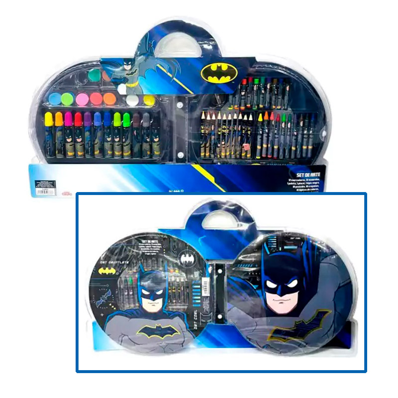 SET DE ARTE BATMAN 60 PIEZAS (G401)