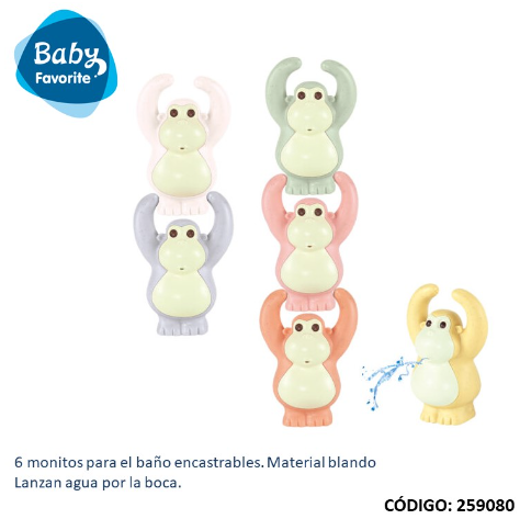MC BABY MONITOS PARA BAÑO (J259080)