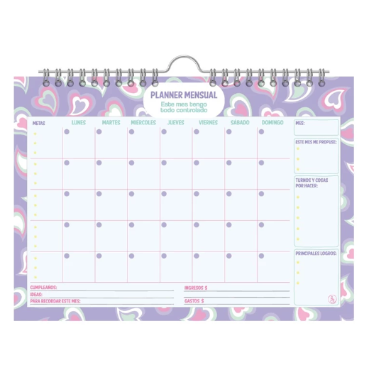 PLANNER MENSUAL REYSA PERCHITA MIX (L17149)