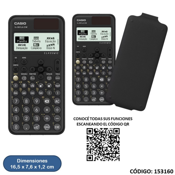 CALCULADORA CIENTIFICA CASIO FX-991 LA CW (L153160)