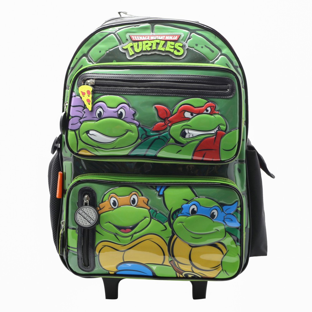MOCHILA CARRO 18&quot; TORTUGAS NINJAS (L27401)