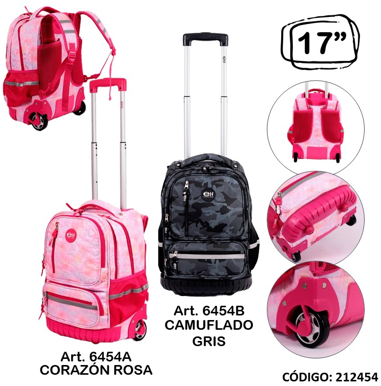 MOCHILA CARRO 17&quot; ELF BASE GOMA (L212454)