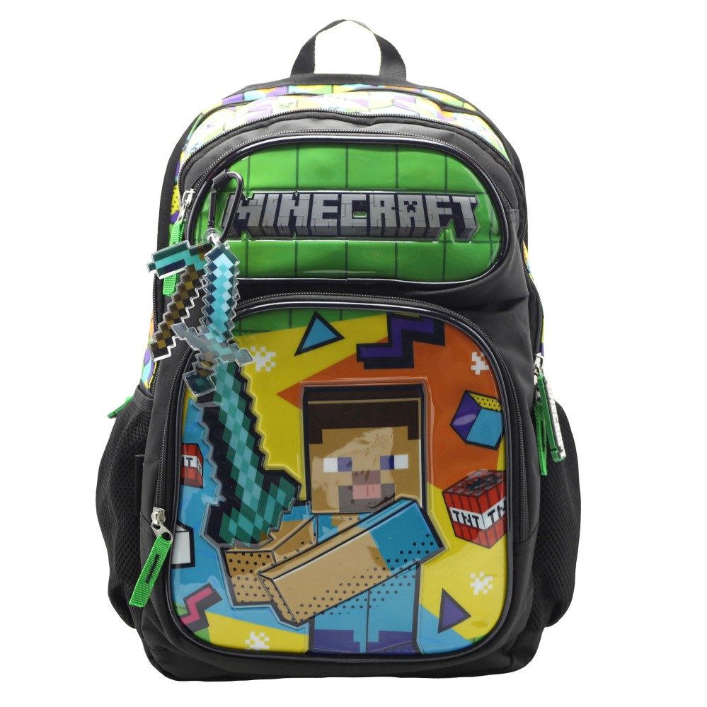 MOCHILA 18&quot; CRESKO MINECRAFT (L29466)