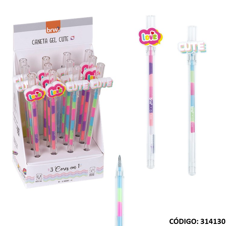 ROLLER GEL BRW MULTICOLOR (L314130)