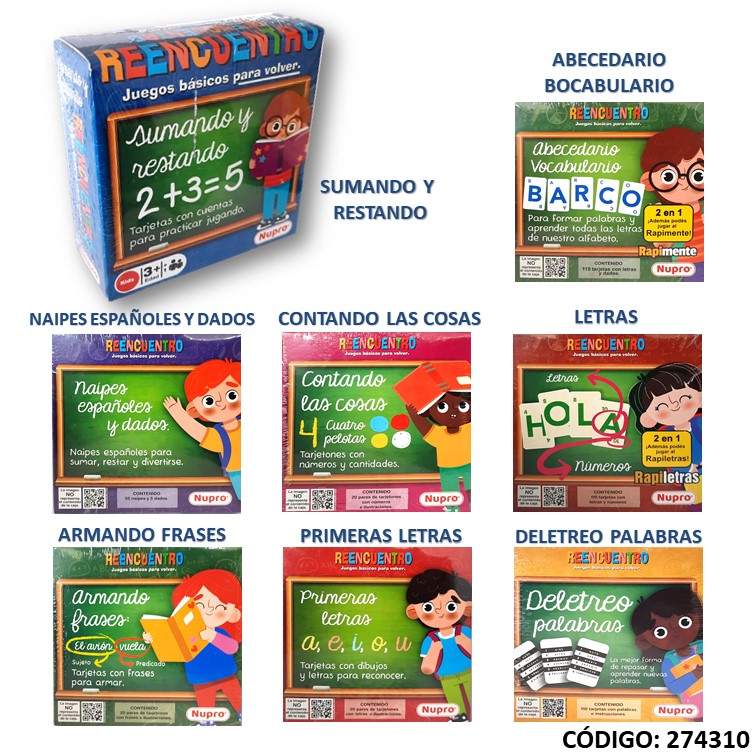 JUEGO DIDÁCTICO REENCUENTRO MINI NUPRO (J274310)