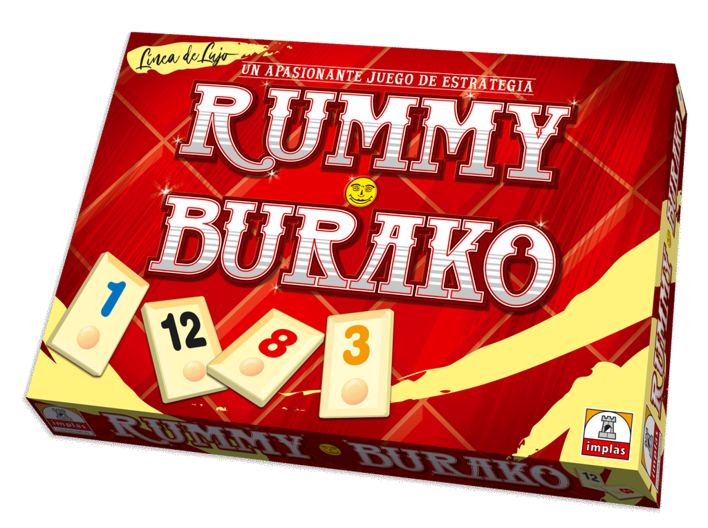 JUEGO RUMMY BURAKO LINEA DE LUJO IMPLAS (J4651)
