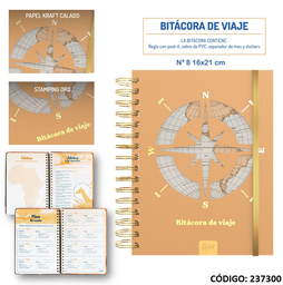 [L237300] AGENDA BIG LIFE N8 SEMANAL ECO-TRAVEL PERPETUA (L237300)