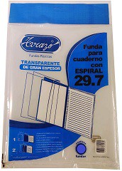 [L19620] FUNDA PARA CUADERNO ESPIRAL 29.7 x unidad (L19620)