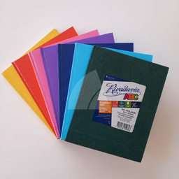 CUADERNO TAPA DURA RIVADAVIA ABC RAYADO FORRADO X48hjs. (L1010)
