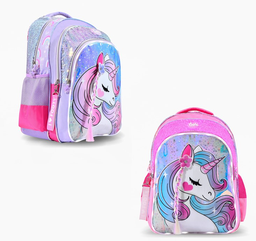 [L147170] MOCHILA FOOTY 18&quot; UNICORNIO TRENZA CON LUZ (L147170)