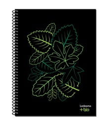 [L4073] CUADERNO ESPIRAL PP 16X21+BIO RAYADO x120hj. (L4073)