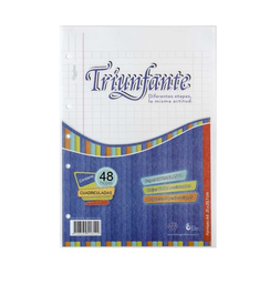 [L116740] REPUESTO A4 TRIUNFANTE CUADRICULADO 48hjs. (L116740)