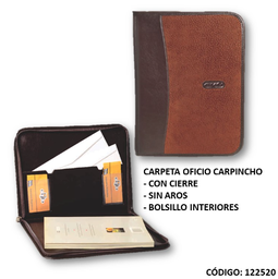 [L122520] CARPETA OFICIO CYB CARPINCHO CON CIERRE (L122520)