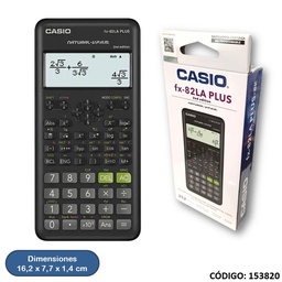 [L153820] CALCULADORA CIENTIFICA CASIO FX-82  LA PLUS 2(L153820)