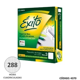 [L4370] REP N3 EXITO REFORZADO CUADRICULADO x288h (L4370)