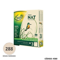 [L4580] REPUESTO N3 &quot;NAT&quot; MARGEN REFORZADO RAYADO X288hj. (L4580)
