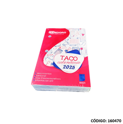 [L160470] TACO CALENDARIO 2025 MEDORO (L160470)