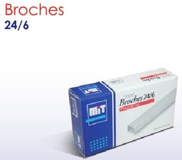 [L137270] BROCHES PARA MAQUINA  MIT Nº 24/6 x 1000 U. (L137270)