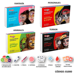 [L81000] KIT MAQUILLAJE ARTISTICO (L81000)