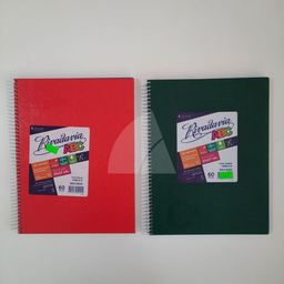 CUADERNO ESPIRAL ABC 21x27 CUADRICULADO X60hjs. (L1570)