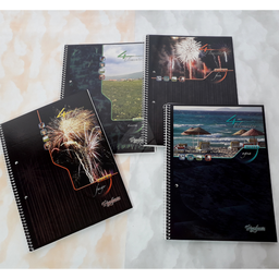 [L1840] CUADERNO CON ESPIRAL A4 x80hjs. CUADRICULADO (L1840)