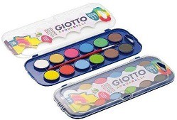 [L16311] ACUARELA GIOTTO 12 COLORES + PINCEL (L16311)