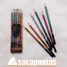 [L19390] LAPICES METALIZADOS COLORING X6 COLORES (L19390)