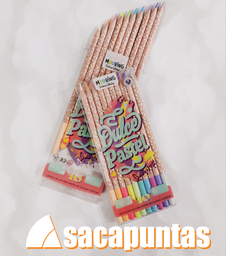 [L19391] LAPICES PASTELES COLORING X10 COLORES (L19391)