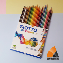 [L20002] LAPIZ COLOR GIOTTO X24 COLORES SUPERMINA (L20002)