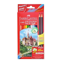 [L52210] LAPICES COLOR FABER CASTELL x12 LARGOS (L52210)