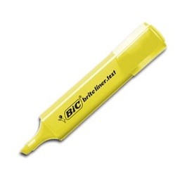 RESALTADOR BIC CUERPO CHATO (L50900)