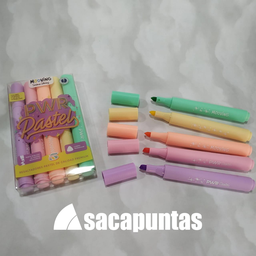 [L19218] RESALTADOR COLORING PASTEL X5COLORES (L19218)