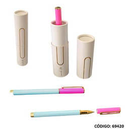 [L69420] BOLIGRAFO CON ESTUCHE FW COLOR BLOCK  (L69420)